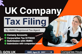 do UK accounts, corporation tax and confirmation statement