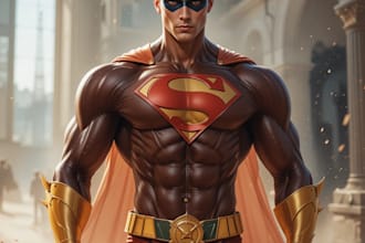 draw you a dc or marvel style comic book superhero character