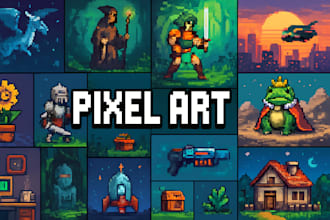 create custom pixel art, sprite sheets, characters, ui
