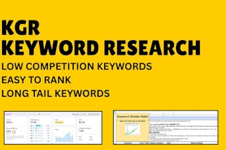do kgr long tail and profitable keyword research to rank fast for your startup