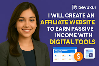 create affiliate website to earn passive income with digital goods