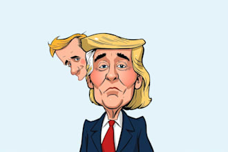 do a political cartoon or editorial cartoon for you