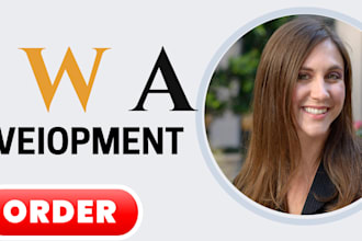 deveiop web application  typescript front end pwa