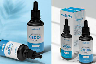 do label design, product label design, cbd, hemp oil label cbd branding cannabis