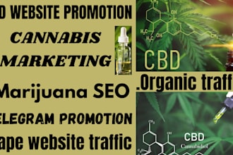 promote your cbd, cannabis, or vape website organically