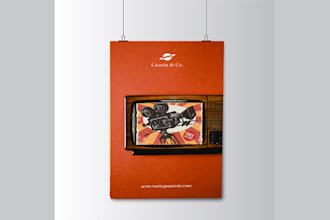 be your high quality retro vintage poster designer