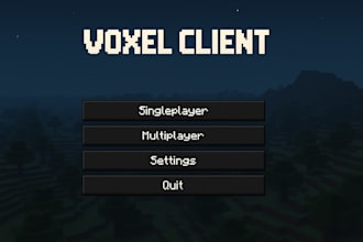 create a custom minecraft client with cosmetics, launcher