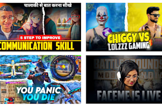 design a gaming thumbnail that attracts viewers