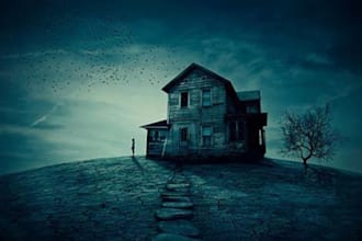 ghostwrite horror story scary mystery crime thriller story
