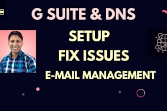 setup and fix google workspace, g suite, dns, dmarc, email deliverability issues