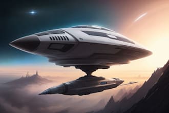 design spaceship, sci fi illustration and sci fi art