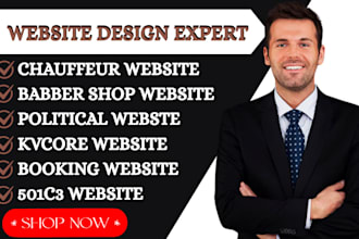 design chauffeur taxi booking, limousine, kvcore, babershop website