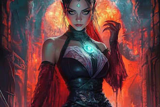 do an awesome dnd character, party or any fantasy character