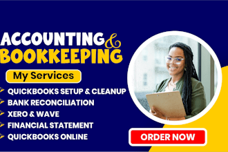 do bookkeeping, catchup, cleanup, and reconciliation in qb, xero, and excel