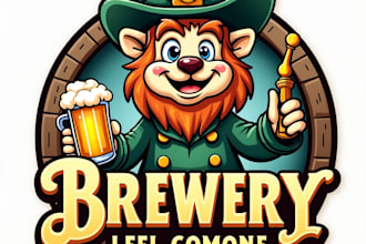 design high quality esport mascot brewery logo with express delivery