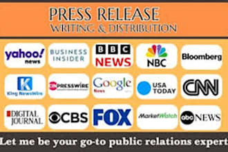 do press release distribution, yahoo finance press release, press writing