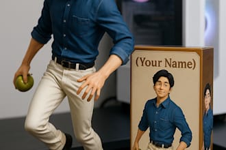 do your own realistic toy action figure using ai
