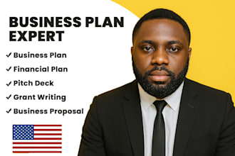 develop business plan with financial plan for startups and nonprofit proposals