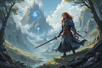 make a dnd character art custom fantasy illustrations