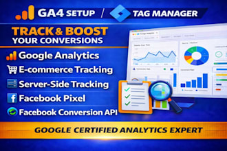 install google analytics and facebook pixel in your website
