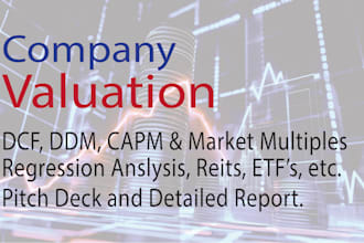 do company valuation and forecasting for startups
