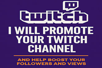 promote your twitch channel for organic growth