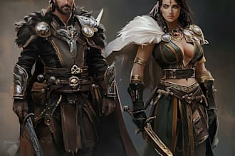 create amazing d and d character for you