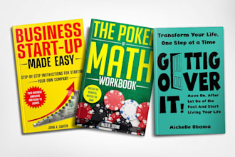 do book cover design, ebook cover design, KDP book cover