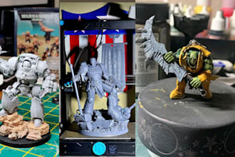 3d print and paint your miniature warhammer 40k action figure tabletop model toy