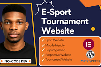 build multiplayer gaming tournament and esports website with real time updates