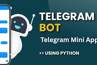 develop custom telegram bot, crypto telegram bot, telegram mini app