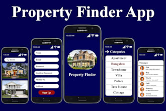 design stunning UI UX for your property finder app