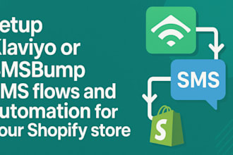 automate shopify SMS flows using klaviyo or yotpo smsbump