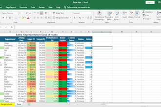 clean,format, merge, split excel data