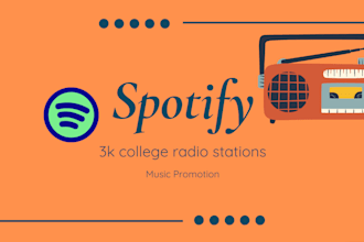 promote spin submit spotify apple album music to 3k college radio stations