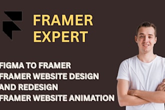be your framer expert to convert figma to framer website