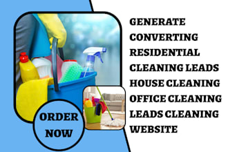 generate office cleaning leads commercial cleaning leads house cleaning website