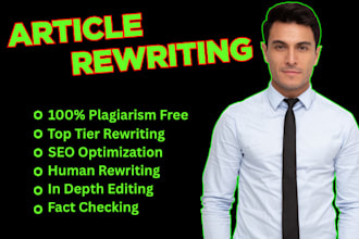 do article rewriting and blog rewriting as an 8 years experienced rewriter