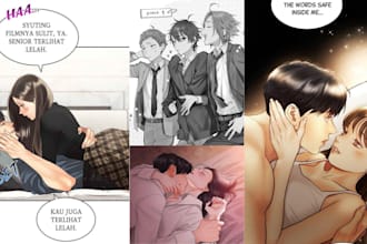 draw webtoon nsfw mafia dark fiction romance fantasy graphic novel manga manhwa