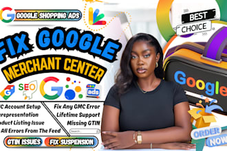 fix google merchant center suspension misrepresentation and shopping ads