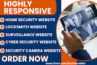 build home security website locksmith cyber security camera surveillance website