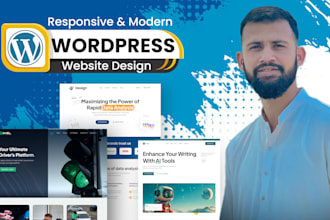 design and develop a professional wordpress website and blog