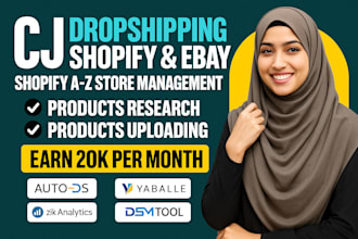 add winning products on shopify store via cj dropshipping zendrop autods