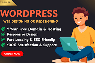 build a responsive wordpress website using elementor or wpbakery