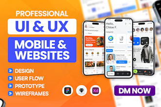do figma design, figma website, website ui ux, saas ui, mobile app ui design