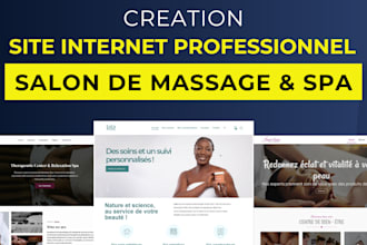 création de sites internet professionnels pour spas et salons de massage
