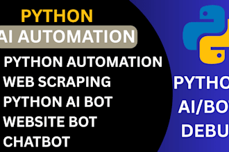 create python bot ai coding web scraping browser automation python sccript bot