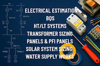 prepare electrical boq and cost estimation for your project