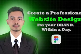 design a landing page or homepage with great uiux design