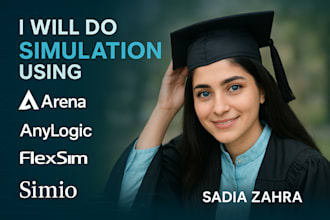 do simulation modelling using anylogic flexsim simio arena